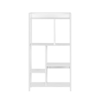 Artiss Bookshelf Display Shelves 5 Tiers 120cm White thumbnail