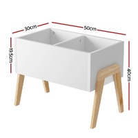 Keezi Kids Toy Box Chest Storage Bin Container Wooden Cabinet Clothes Book Organiser Bedroom thumbnail