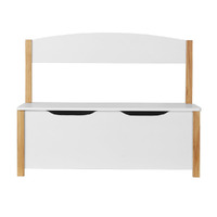Keezi Kids Toy Box Chest Storage Blanket Children Organiser Seating Bench thumbnail