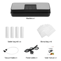 Devanti Food Vacuum Sealer Machine Auto Seal Cutter 5 Modes Storage Bags 4 Rolls thumbnail