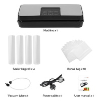 Devanti Food Vacuum Sealer Machine Auto Seal Cutter 5 Modes Storage Bags 28cm 6m 4 Rolls thumbnail