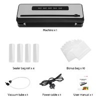 Devanti Food Vacuum Sealer Machine Sealing Cutter 4 Modes Storage Bags 4 Rolls thumbnail
