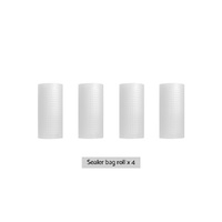 4 Rolls Food Vacuum Sealer Bags Storage Saver Heat Sealing Bag Pack 15CMX6M thumbnail