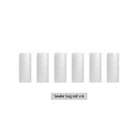 6 Rolls Food Vacuum Sealer Bags Storage Saver Heat Sealing Bag Pack 15CMX6M thumbnail