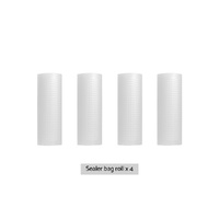 4 Rolls Food Vacuum Sealer Bags Storage Saver Heat Sealing Bag Pack 20CMX6M thumbnail