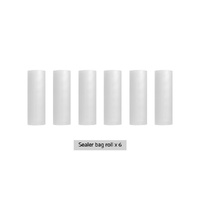 6 Rolls Food Vacuum Sealer Bags Storage Saver Heat Sealing Bag Pack 20CMX6M thumbnail