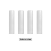 4 Rolls Food Vacuum Sealer Bags Storage Saver Heat Sealing Bag Pack 28CMX6M thumbnail