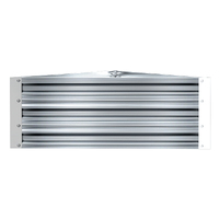 Green Fingers Garden Bed 86x86x30cm Planter Box Raised Container Galvanised Herb thumbnail