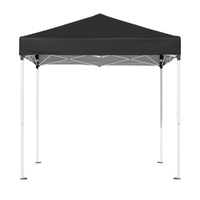 Instahut Gazebo 2x2m Outdoor Patio Garden Marquee Shade Black thumbnail