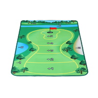 Everfit Golf Chipping Game Mat Indoor Outdoor PracticeÂ Training Aid Set thumbnail