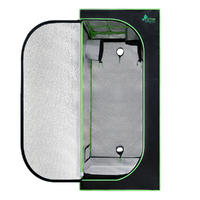 Green Fingers Grow Tent 70x70x160CM 1680D Hydroponics Kit Indoor Plant Room System thumbnail