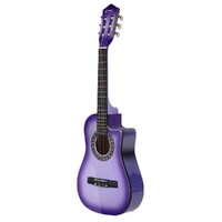 Alpha 34 Inch Classical Guitar Wooden Body Nylon String Beginner Kids Gift Purple thumbnail