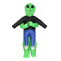 Inflatable Green Alien Costume Adult Suit Blow Up Party Fancy Dress Halloween Cosplay thumbnail