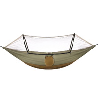 Gardeon Hammock Chair Metal Stand Outdoor Furniture Black thumbnail