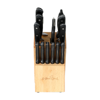 5-Star Chef 14PCS Kitchen Knife Set Stainless Steel Non-stick with Sharpener thumbnail