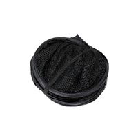 Artiss 2X Laundry Basket Hamper Foldable Black thumbnail