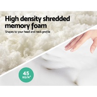 Giselle Bedding Memory Foam Pillow 19cm Thick Twin Pack thumbnail