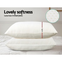 Giselle Bedding Memory Foam Pillow 13cm Thick Twin Pack thumbnail