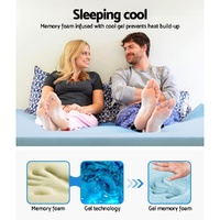 Giselle Bedding Memory Foam Mattress Topper Cool Gel 5cm Single thumbnail