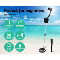 Metal Detector 180MM Deep Sensitive Waterproof Pinpointer Treasure Hunter Black thumbnail