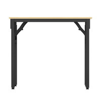 Artiss Computer Desk Laptop Table Bookshelf Desk Storage Rack Office Study Oak thumbnail