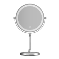 Embellir Makeup Mirror 20x20cm 10X Magnifying with LED Light Rotation Tabletop thumbnail