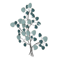 Artiss Metal Wall Art Hanging Sculpture Home Decor Leaf Tree of Life Blue thumbnail