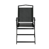 Gardeon Outdoor Chairs Portable Folding Camping Chair Steel Patio Furniture thumbnail