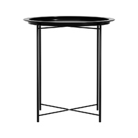 Gardeon Coffee Side Table Steel Outdoor Furniture Indoor Desk Patio Garden thumbnail