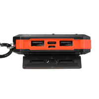 10000mAh Portable Solar Power Bank External Battery Dual USB Phone Charger Light thumbnail