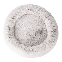 i.Pet Pet Bed Dog Cat 110cm Calming Extra Large Soft Plush White Brown thumbnail