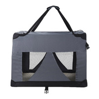 i.Pet Pet Carrier Soft Crate Dog Cat Travel 82x58CM Portable Foldable Car XL thumbnail