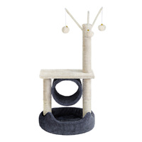 i.Pet Cat Tree 76cm Scratching Post Tower Scratcher Condo House Hanging toys thumbnail