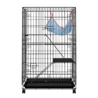i.Pet Rabbit Cage 100cm Hutch 3 Level Indoor Guinea Pig Ferret thumbnail