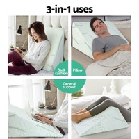 Giselle Bedding Wedge Pillow Bamboo Cover thumbnail