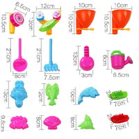 Keezi Kids Sandpit Pretend Play Sets Beach Toys Outdoor Sand Water Table Set thumbnail