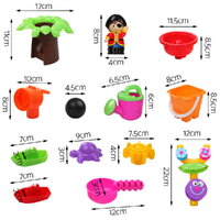Keezi Kids Sandpit Pretend Play Set Sand Water Table Outdoor Beach Toy Children thumbnail