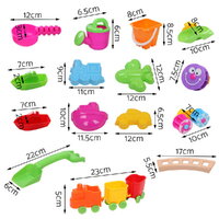 Keezi Kids Sandpit Pretend Play Set Water Sand Table Children Outdoor Toy Umbrella thumbnail