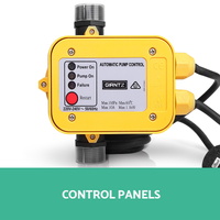 Giantz Water Pressure Pump Controller Auto Switch Control Electric Electronic Yellow thumbnail