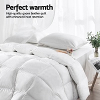 Giselle Bedding 700GSM Goose Down Feather Quilt Super King thumbnail