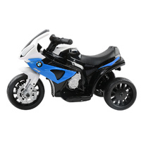 Kids Electric Ride On Car Police Motorcycle Motorbike BMW Licensed S1000RR Blue thumbnail