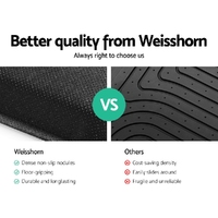 Weisshorn Car Floor Mats Rubber Compatible for Mazda BT50 Dual Crew Cab thumbnail
