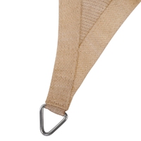 Instahut Waterproof Shade Sail 4x5m Rectangle Sand 95% Shade Cloth thumbnail