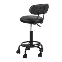 Artiss 2x Salon Stool Swivel Chair Backrest thumbnail