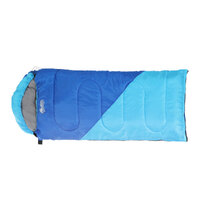 Weisshorn Sleeping Bag Kids Single 172cm Thermal Camping Hiking Blue thumbnail