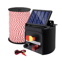 Giantz Fence Energiser 5KM Solar Powered Electric 500M Poly Rope thumbnail
