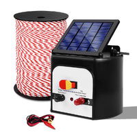 Giantz Fence Energiser 8KM Solar Powered Electric 500M Poly Rope thumbnail