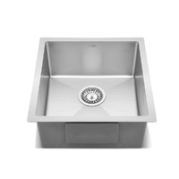 Cefito Handmade Kitchen Sink Stainless steel Sink 44cm x 45cm thumbnail