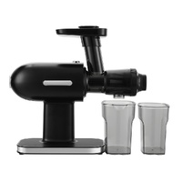 Devanti Cold Press Slow Juicer Fruit Juice Extractor 160W Black thumbnail