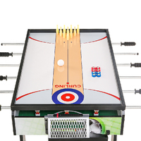4-in-1 Games Table Soccer Foosball Table Tennis Bowling Shuffleboard Party Gift thumbnail